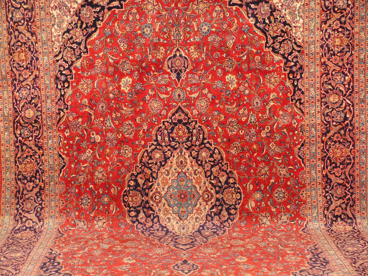 10 x 16 Persian Kashan Rug