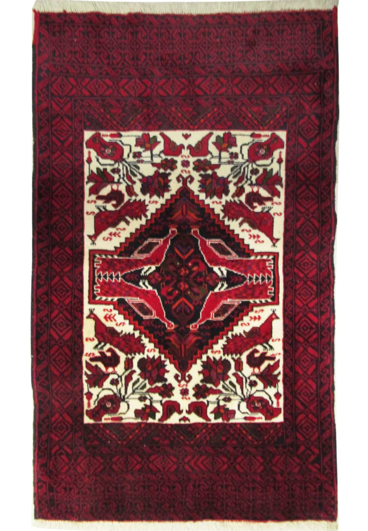 3'1 x 5 Persian Baluch Rug