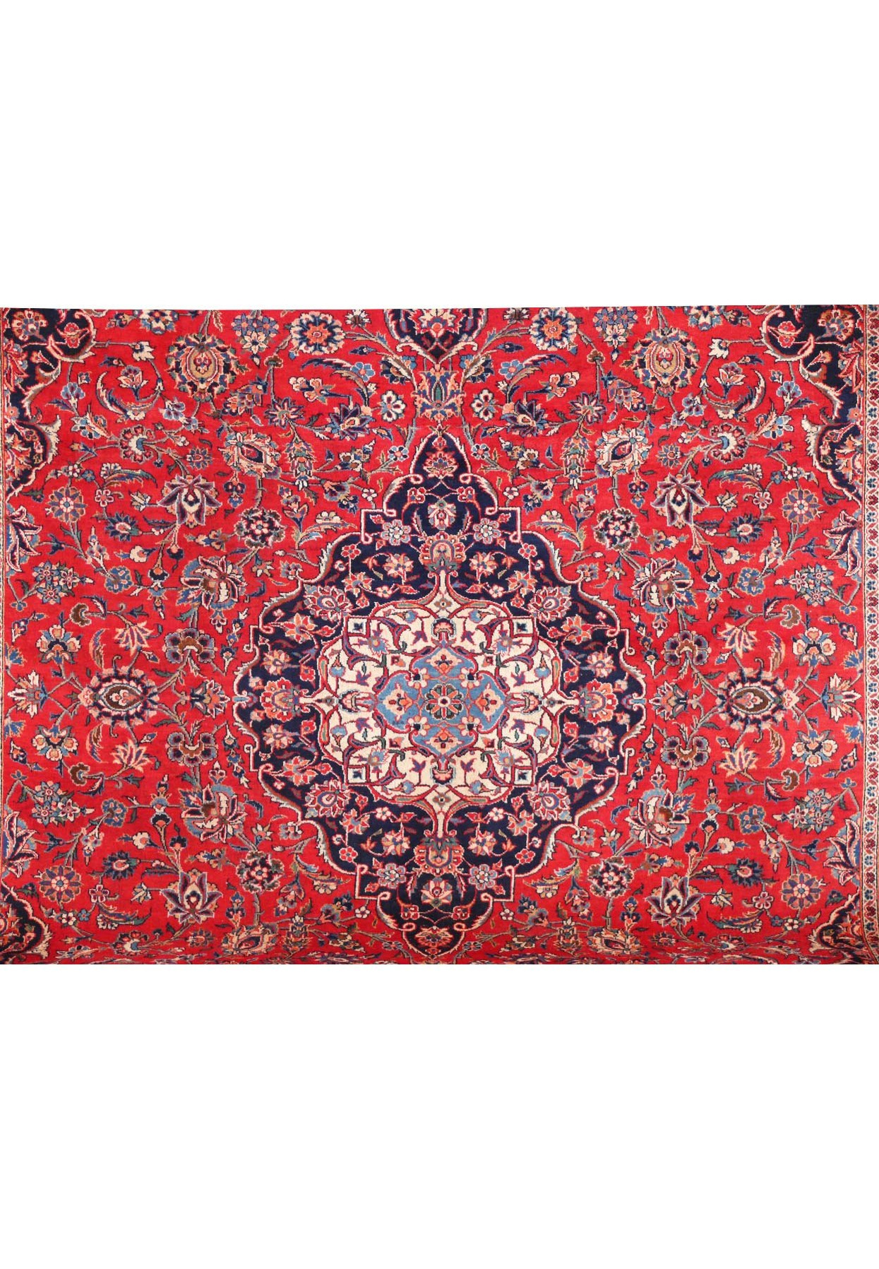 10 x 14 Classic Persian Kashan Rug | Known from TV Show Shark Tank