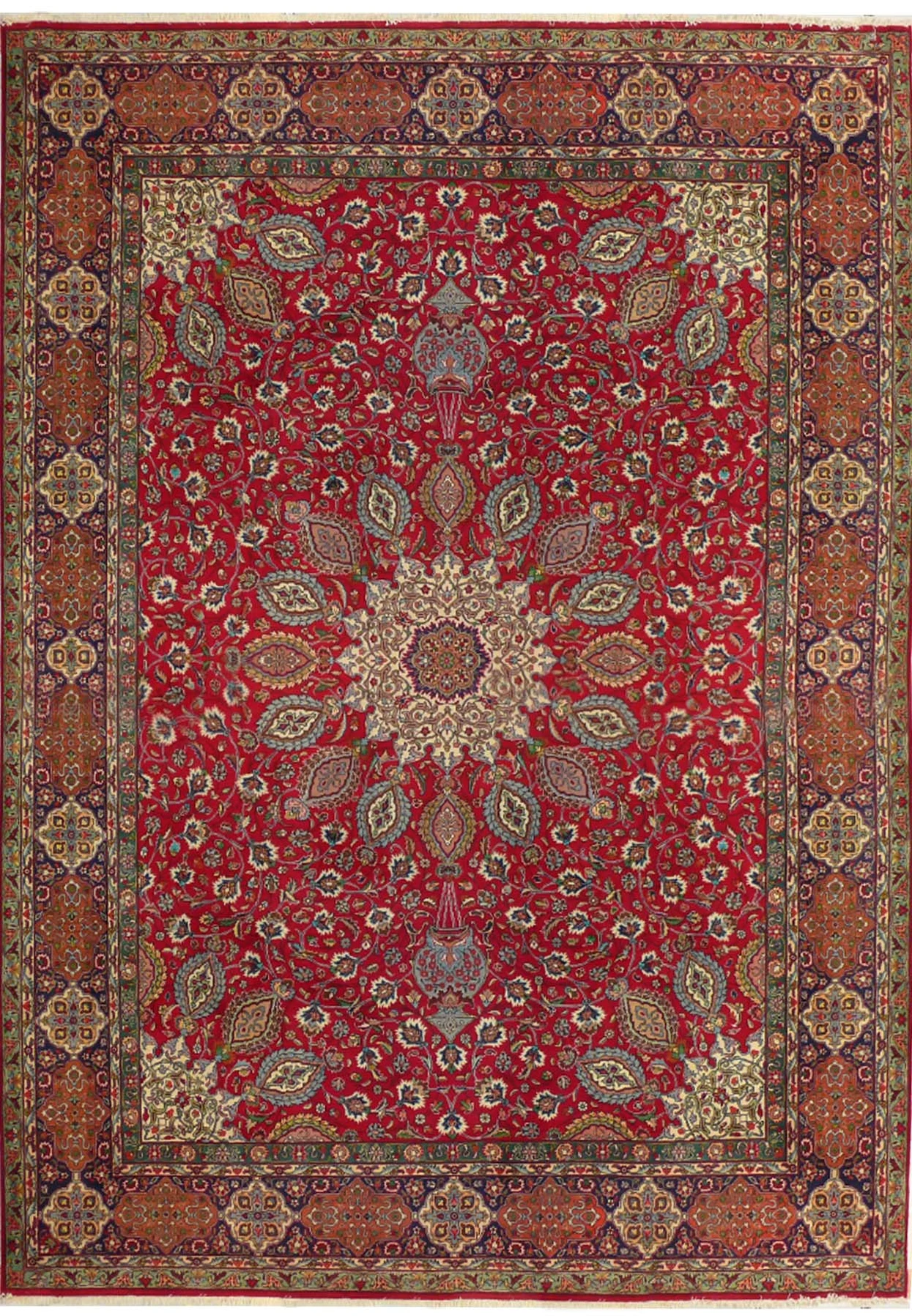 9x12 Persian Tabriz Rug