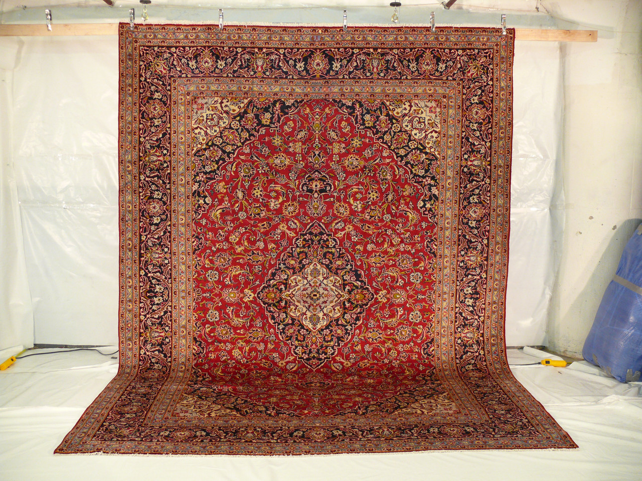 10 x 13'5 Classic Persian Kashan Rug | Known from TV Show Shark Tank
