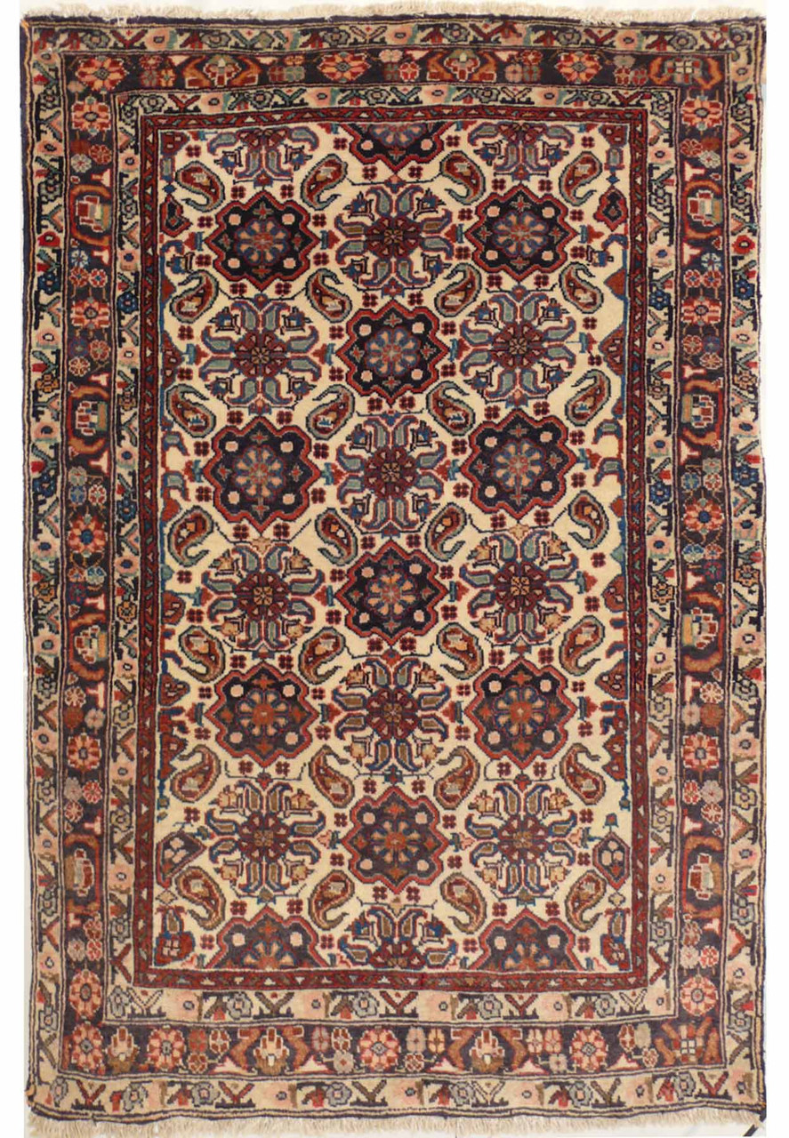 3'3 x 4'6 Antique Persian Koliai All-Over Design Rug
