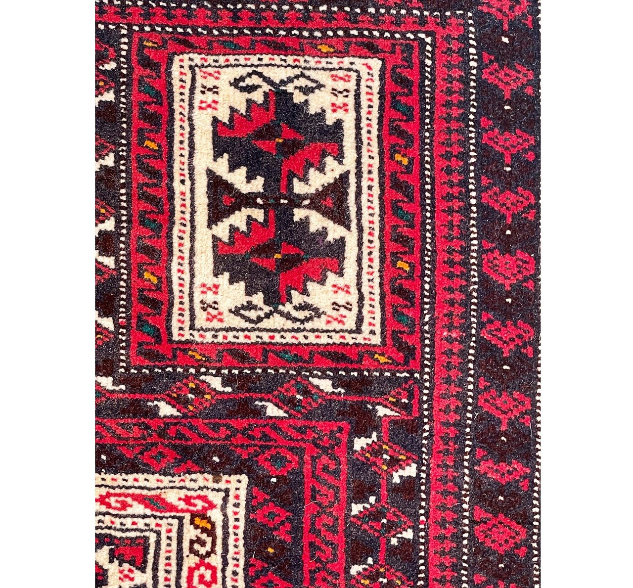 3'2" x 4'1" Persian Baluch Prayer Rug