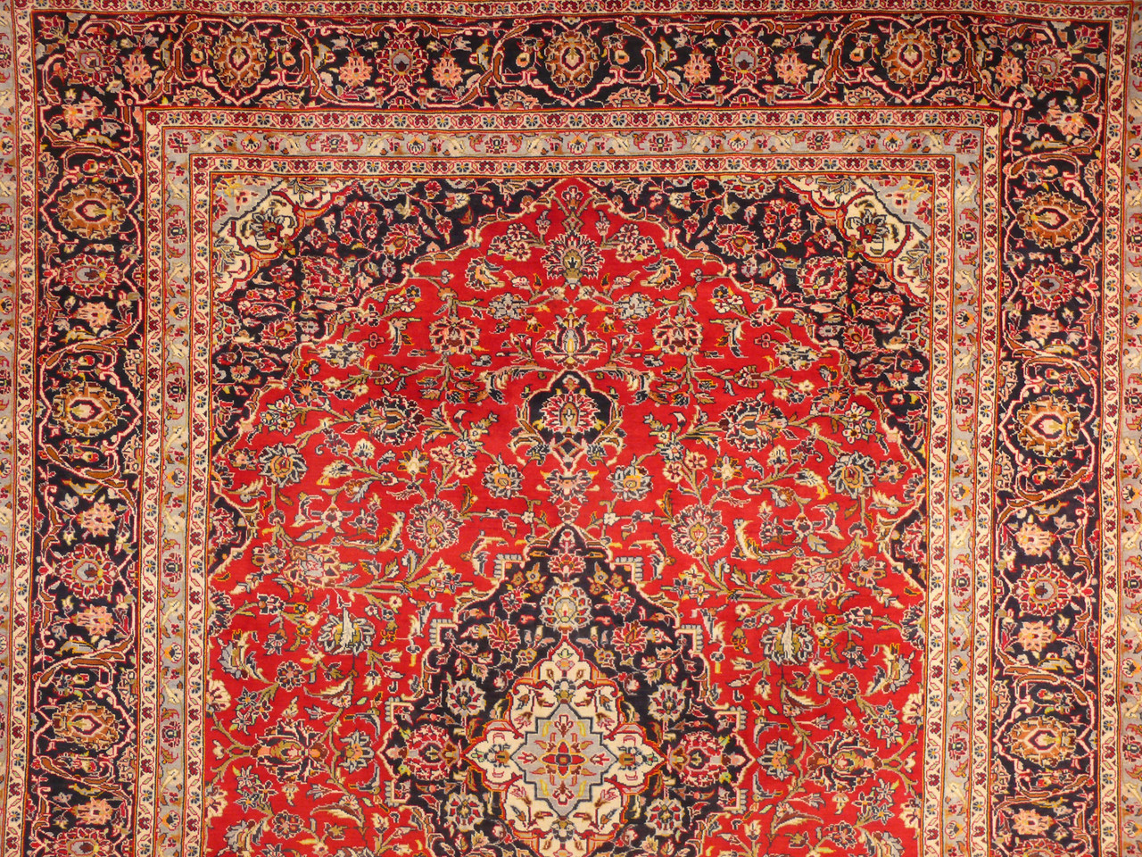 10 x 13 Persian Kashan Rug | Known from TV show Shark Tank | Special Signature