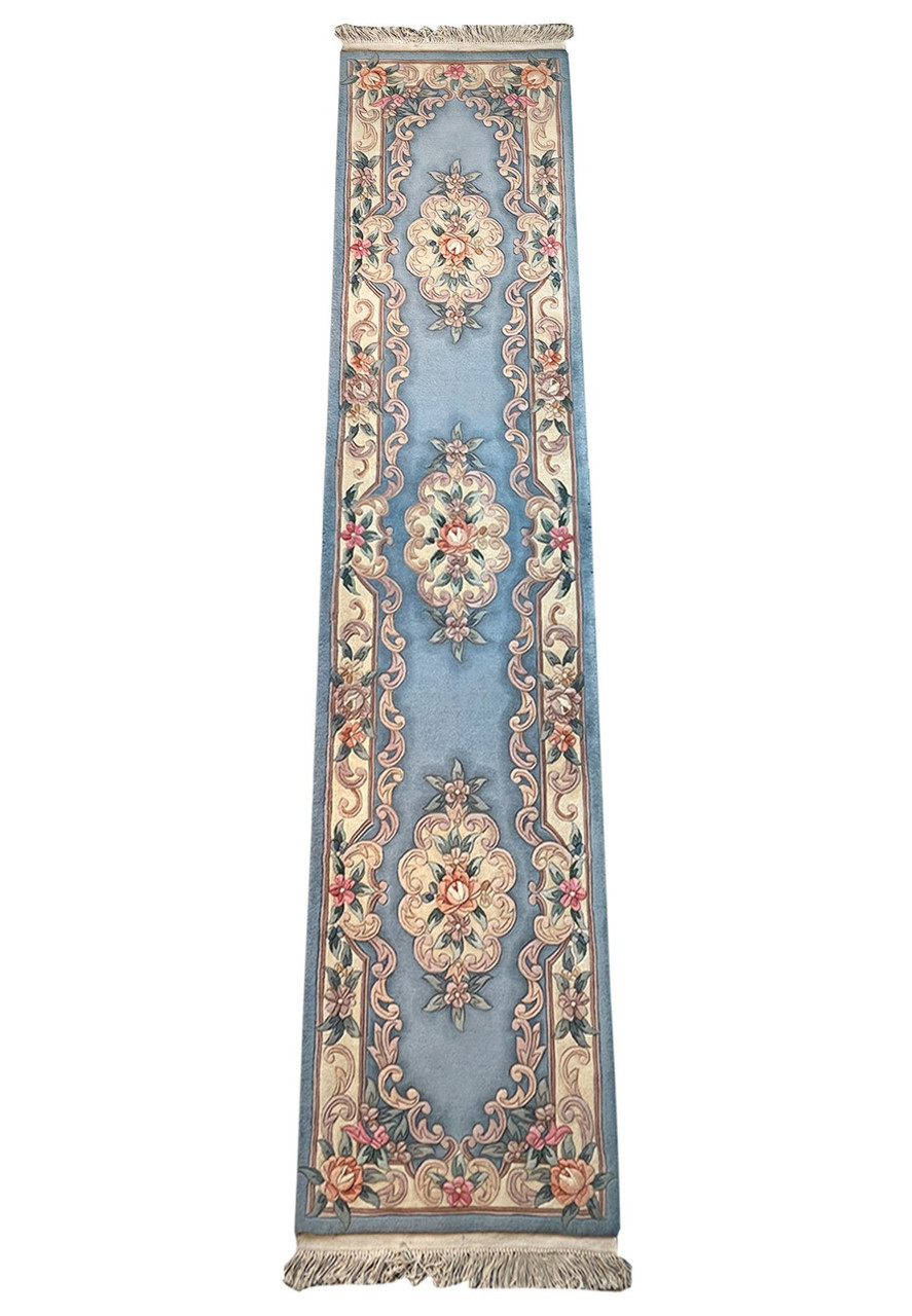 2'3 x 10 Oriental Art Deco Runner Rug