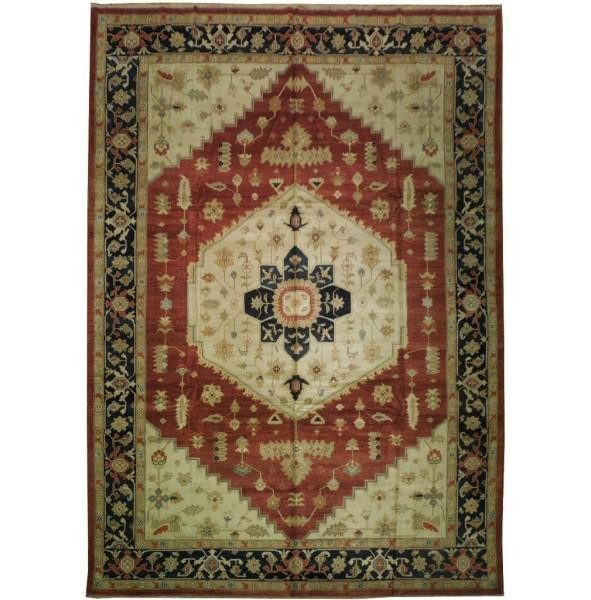 10 x 14 Geometric Chobi Peshawar Rug