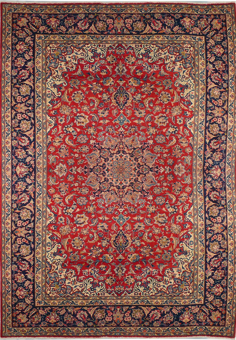 9'3 x 13'1 Persian Isfahan Rug
