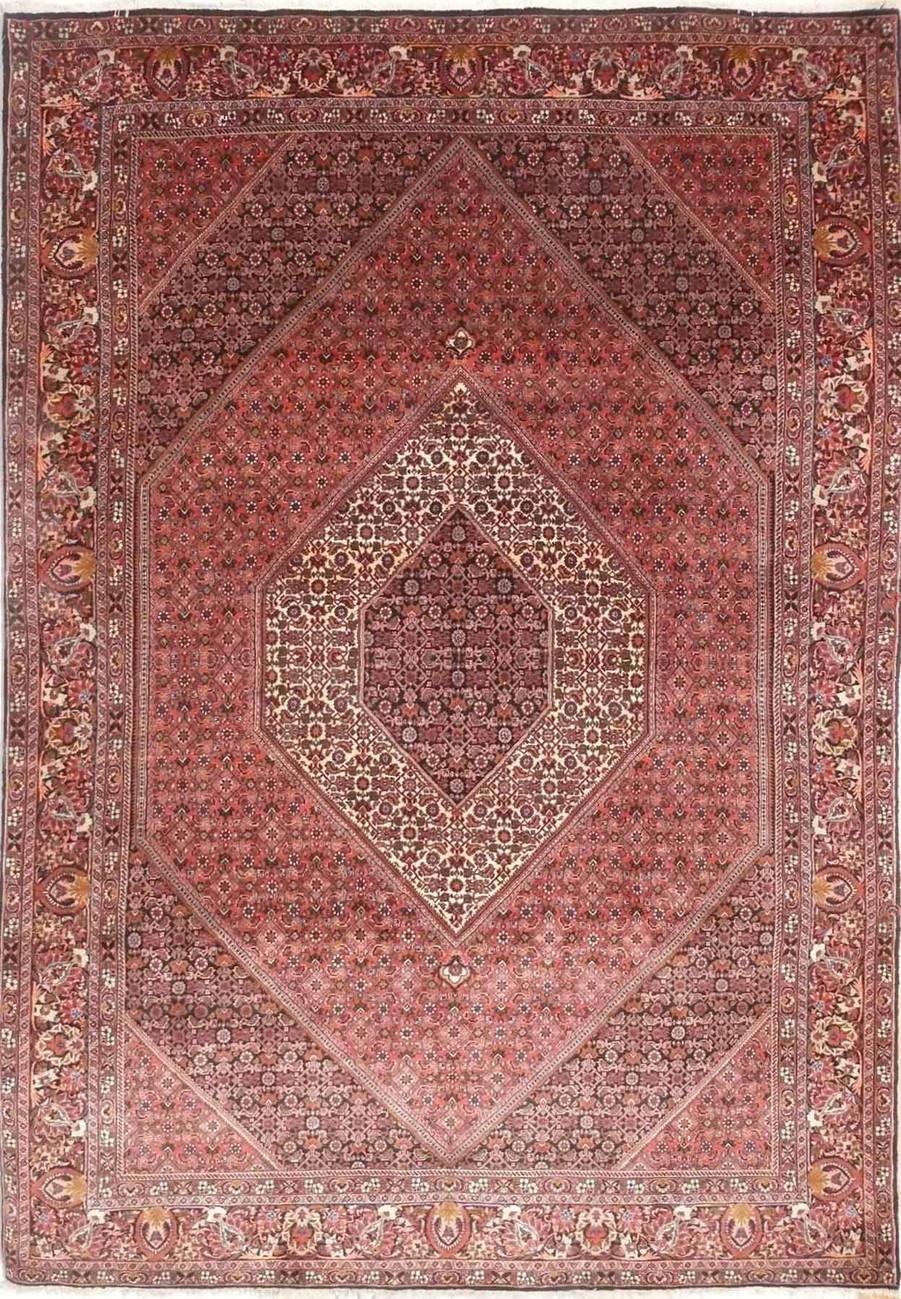 7 x 10 Persian Bijar Mahi Design Rug