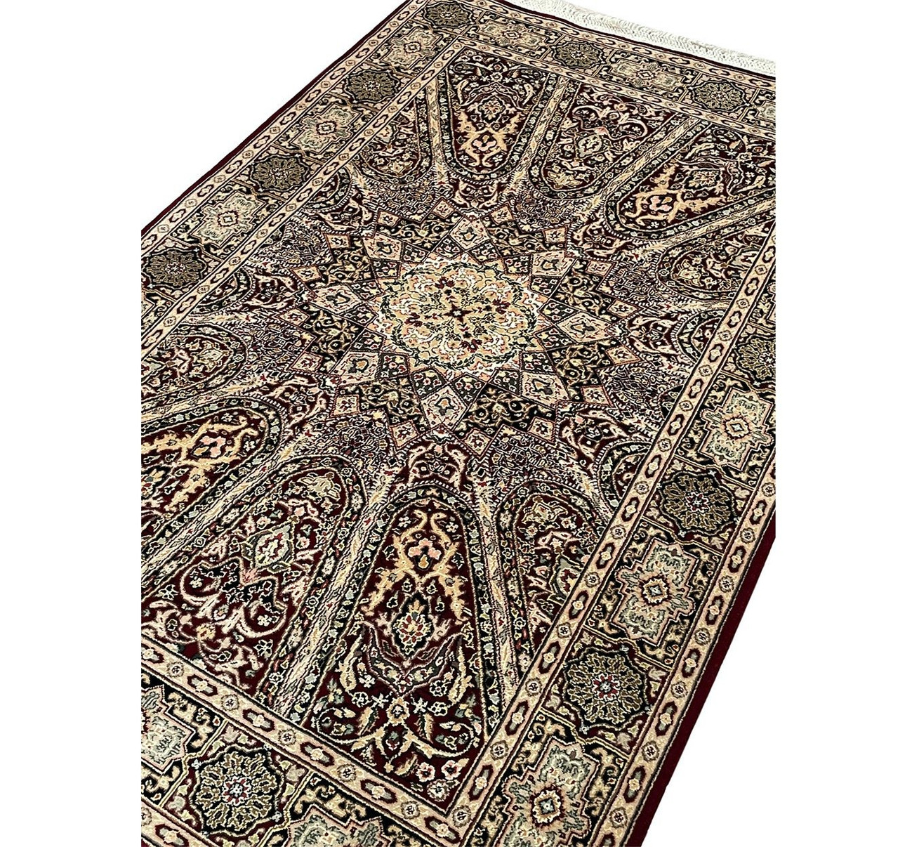 3'8" x 5'8" Oriental Tabriz Ghonbad Rug