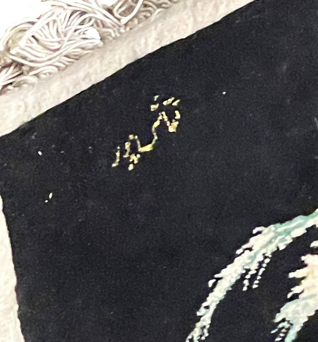 3'7 x 5'7 Pictorial Persian Tabriz Wool & Silk Rug