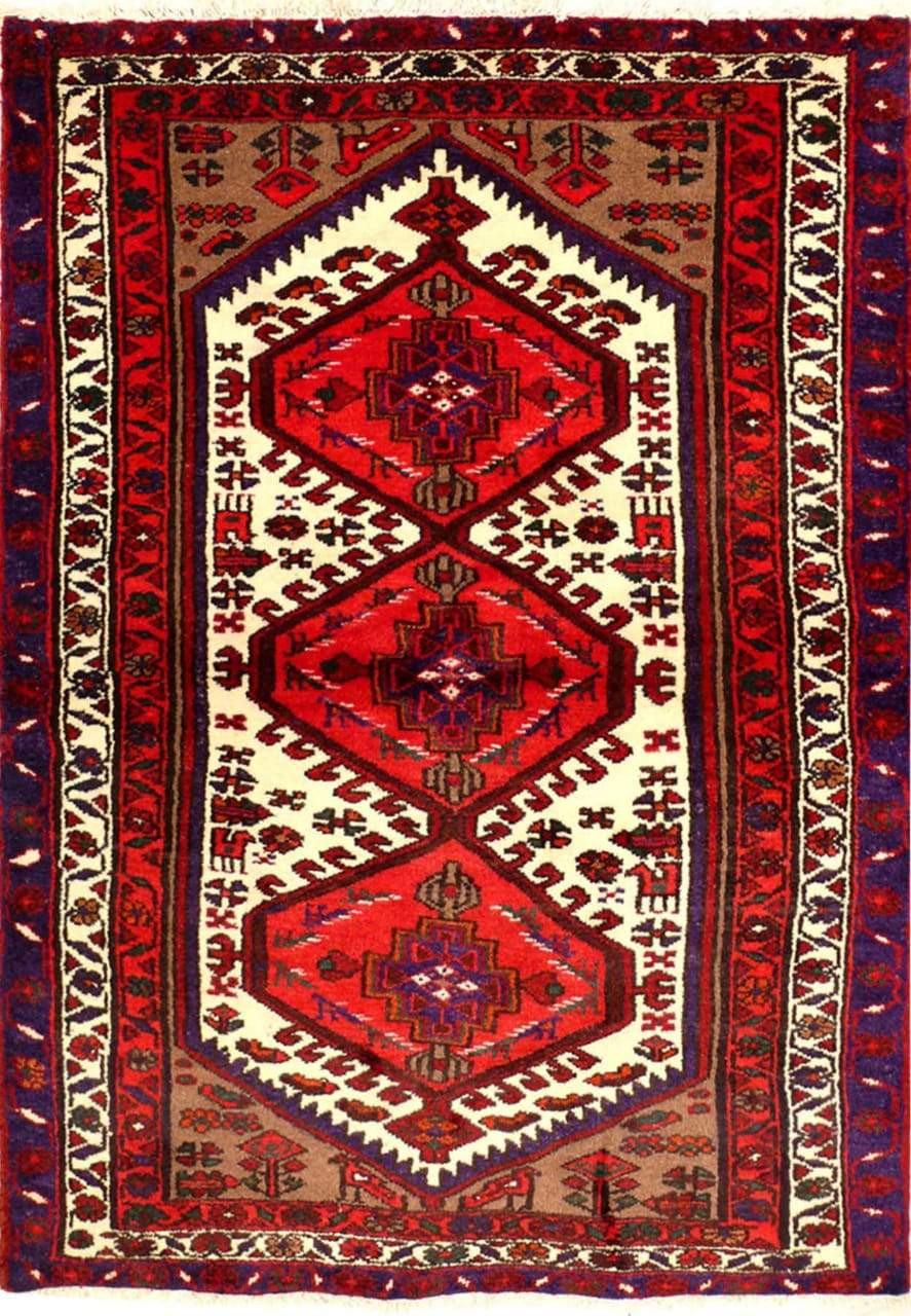 3 x 5 Persian Hamedan Rug 17