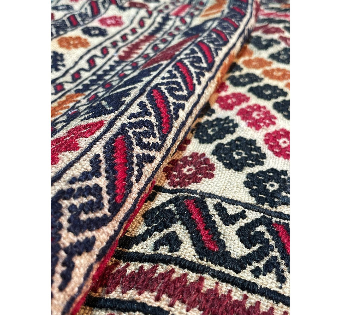 4'2" x 5'4" Antique Persian Baluch Rug