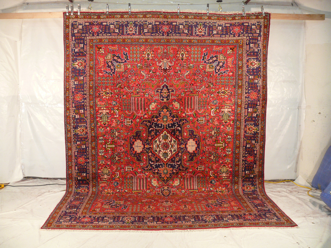 10 x 13 Geometric Persian Tabriz Rug