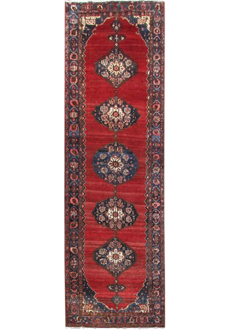 5'6 x 18'1 Persian Hamadan Runner Rug