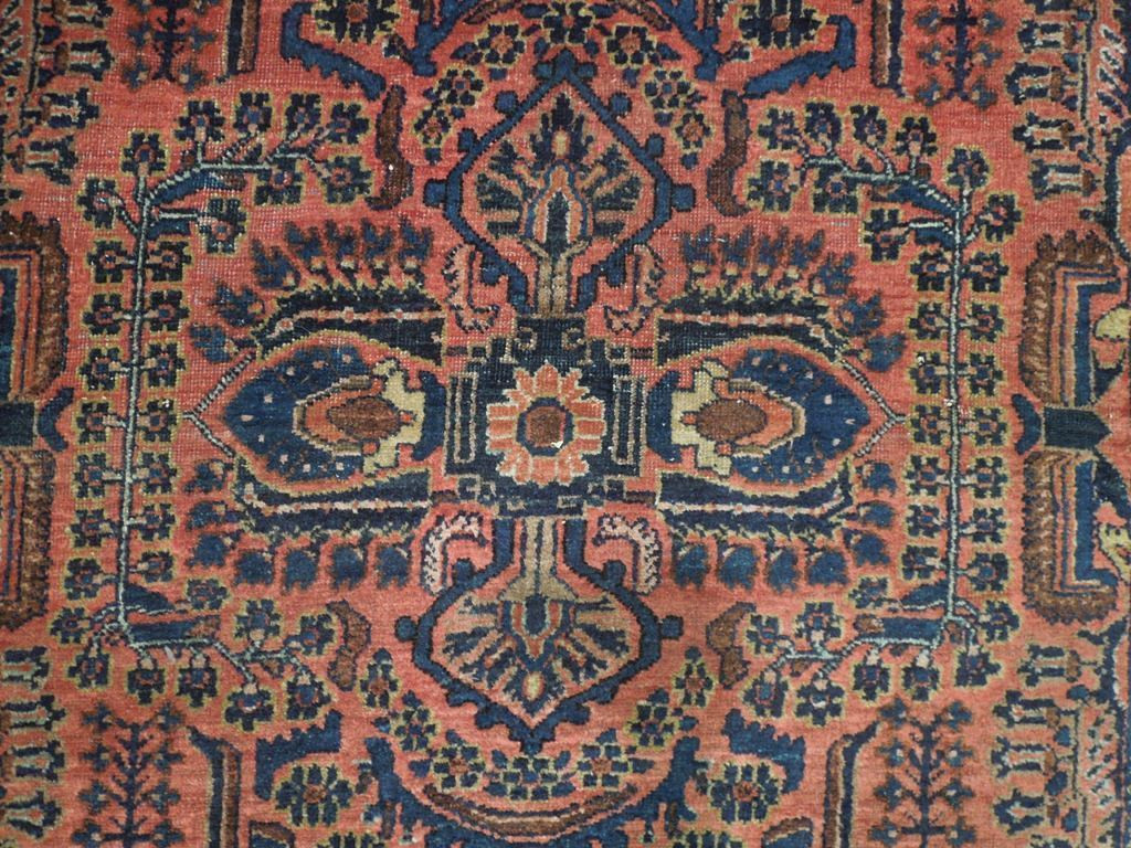 Antique Persian Sarough Rug 4x7