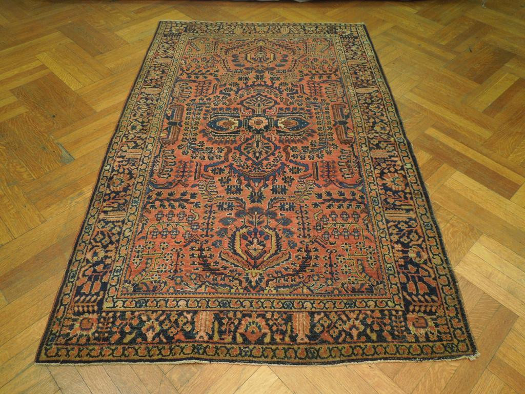 Antique Persian Sarough Rug 4x7
