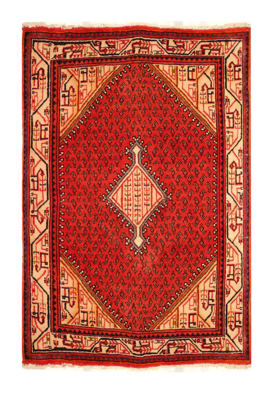 3'5 x 5 Persian Enjlas Rug