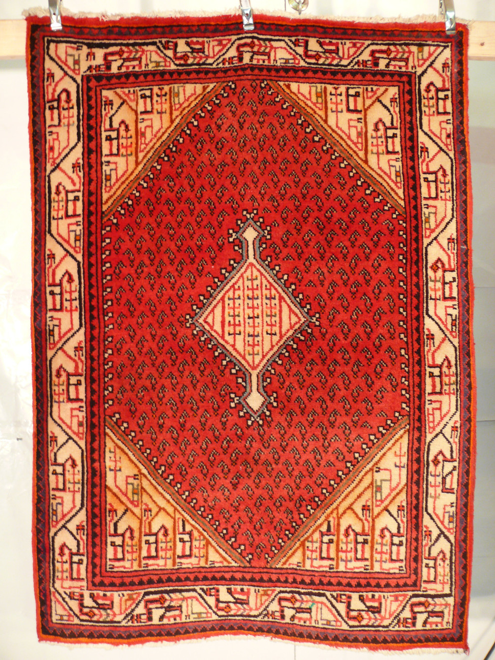 3'5 x 5 Persian Enjlas Rug