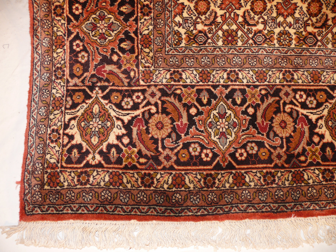 6'3" x 9'8" Persian Bijar Iron Rug