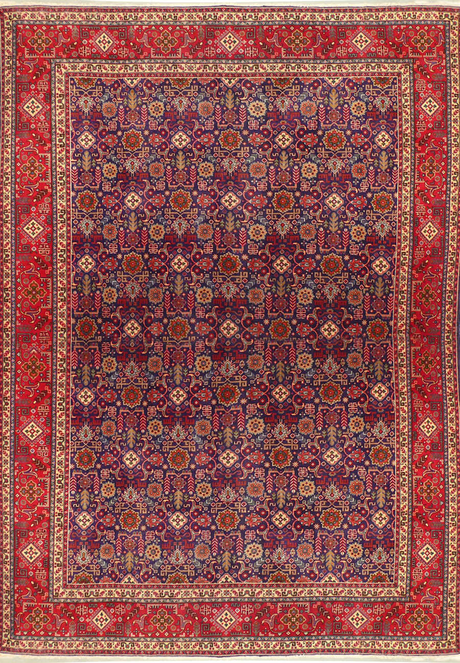 10'1 x 12'7 Persian Sarough Rug All Over Design