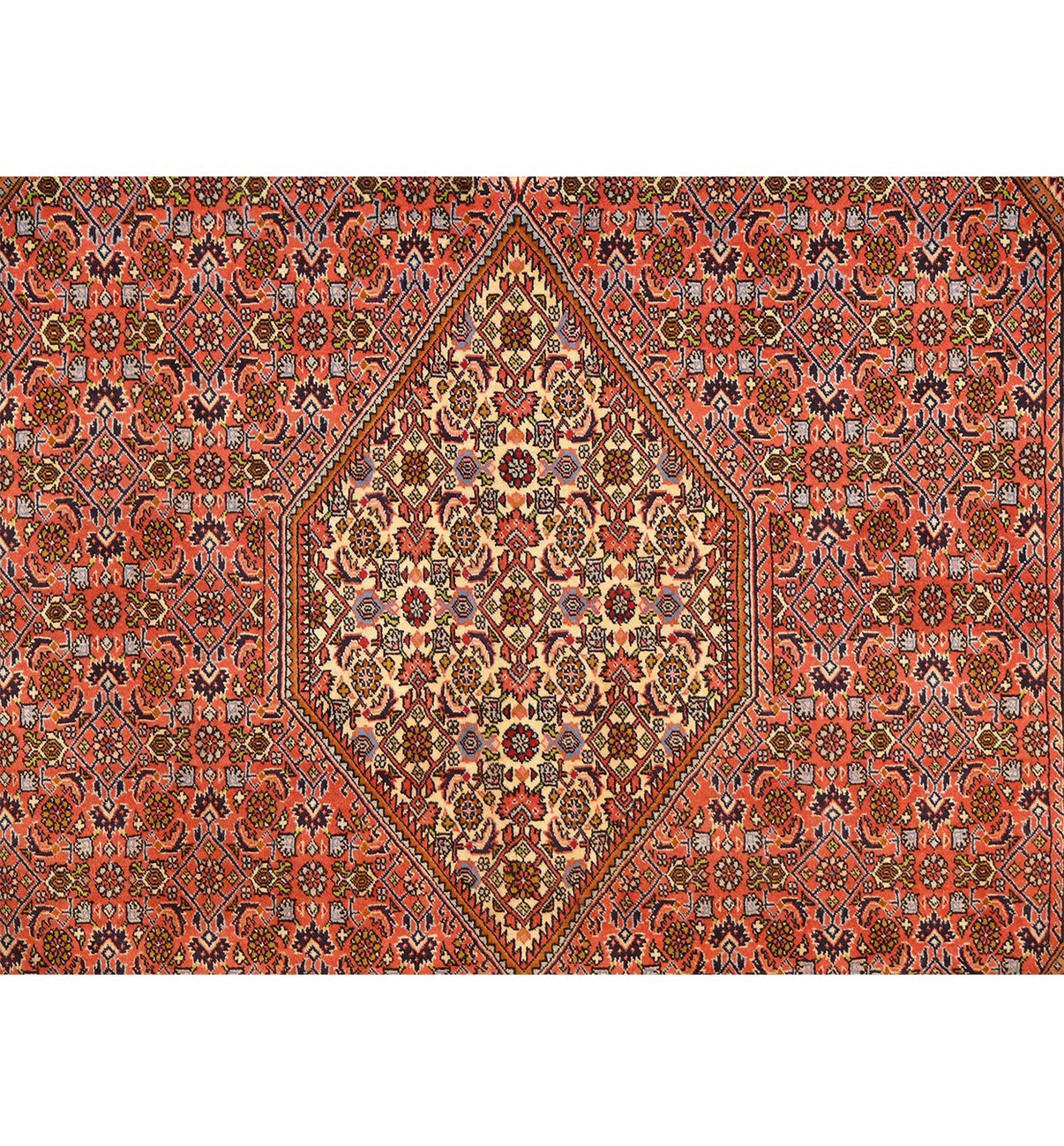 8'2 x 11'5 Persian Bijar Iron Rug | High-End