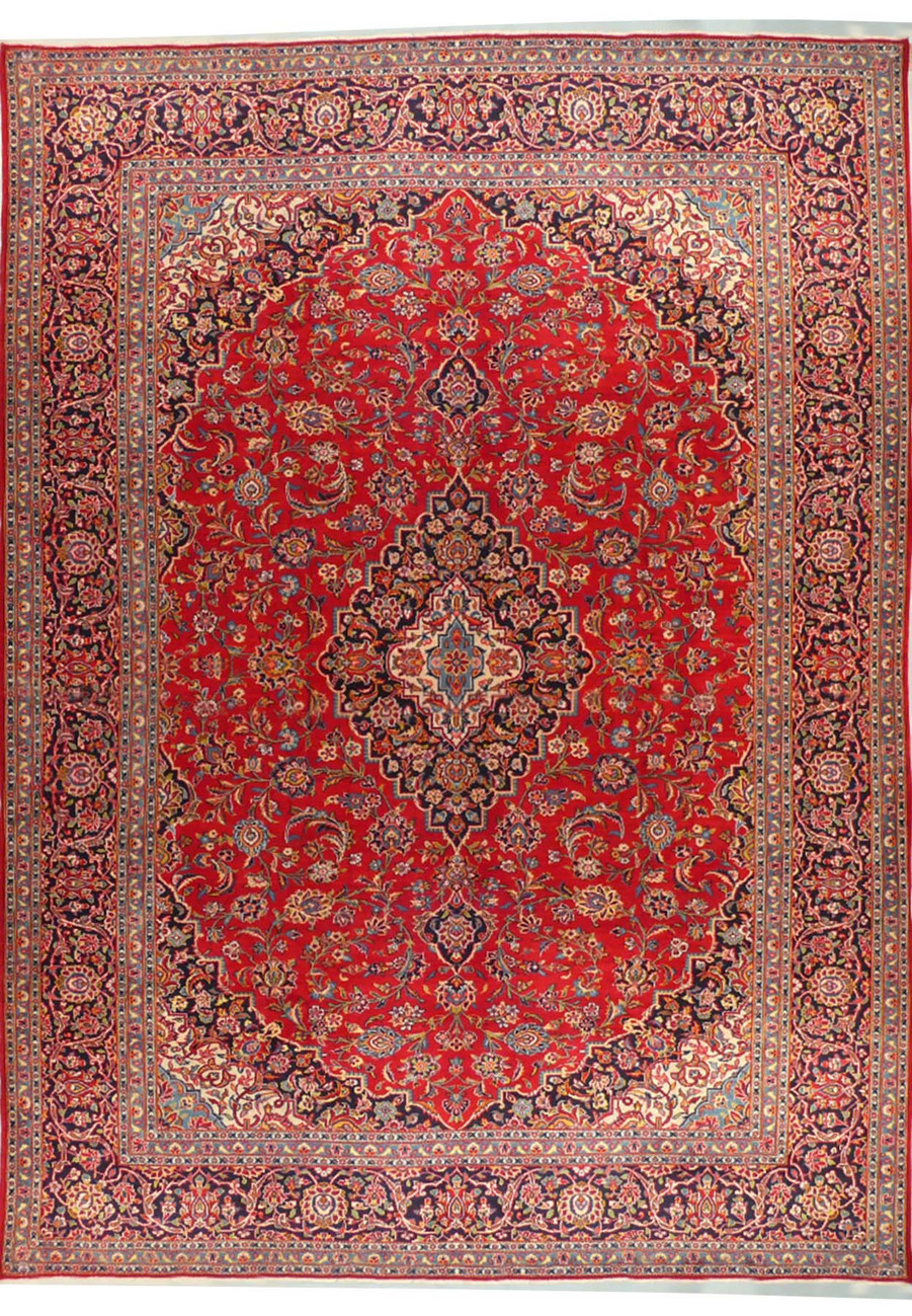 10'2 x 14'3 Persian Kashan Rug