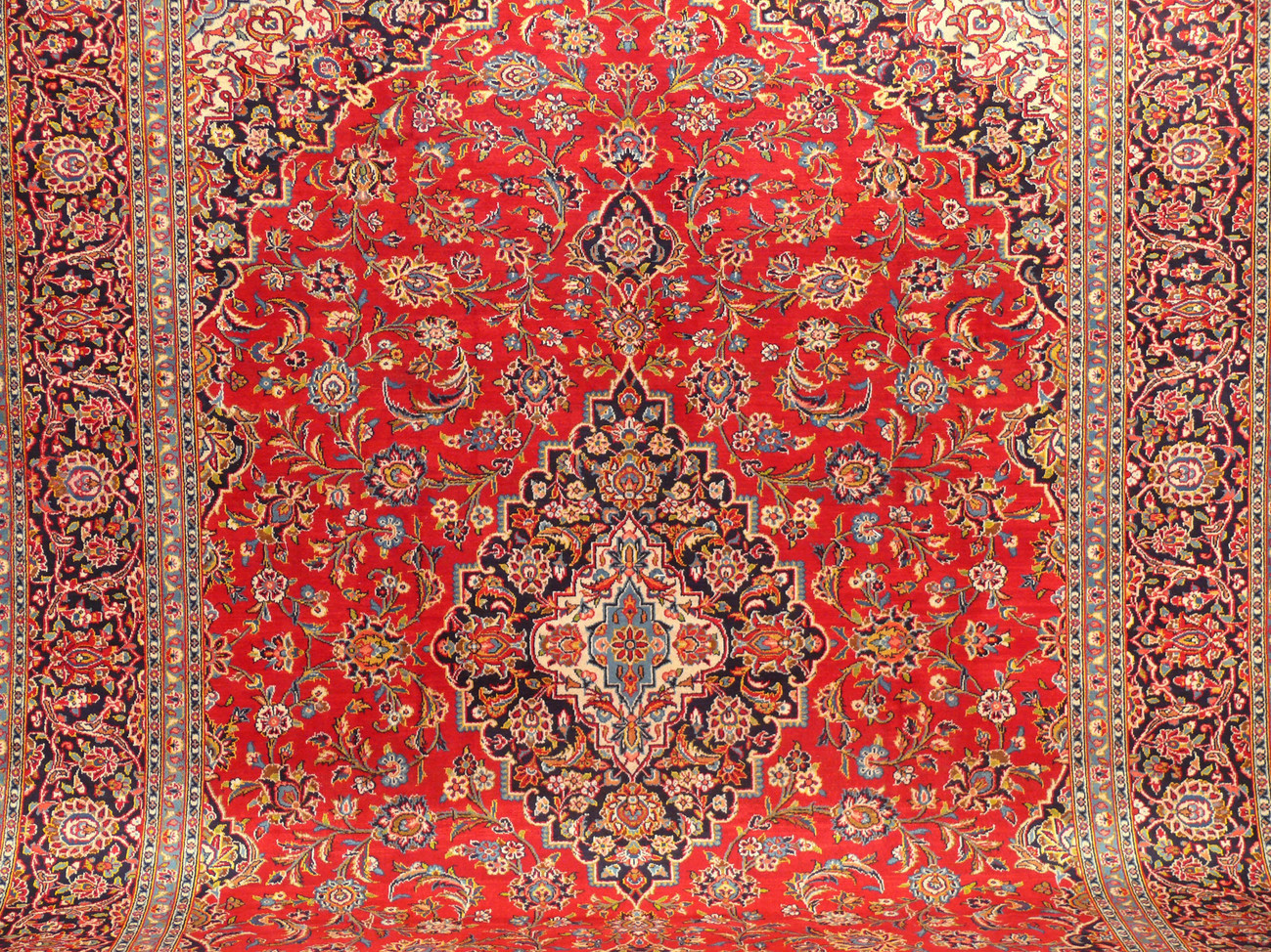 10'2 x 14'3 Persian Kashan Rug