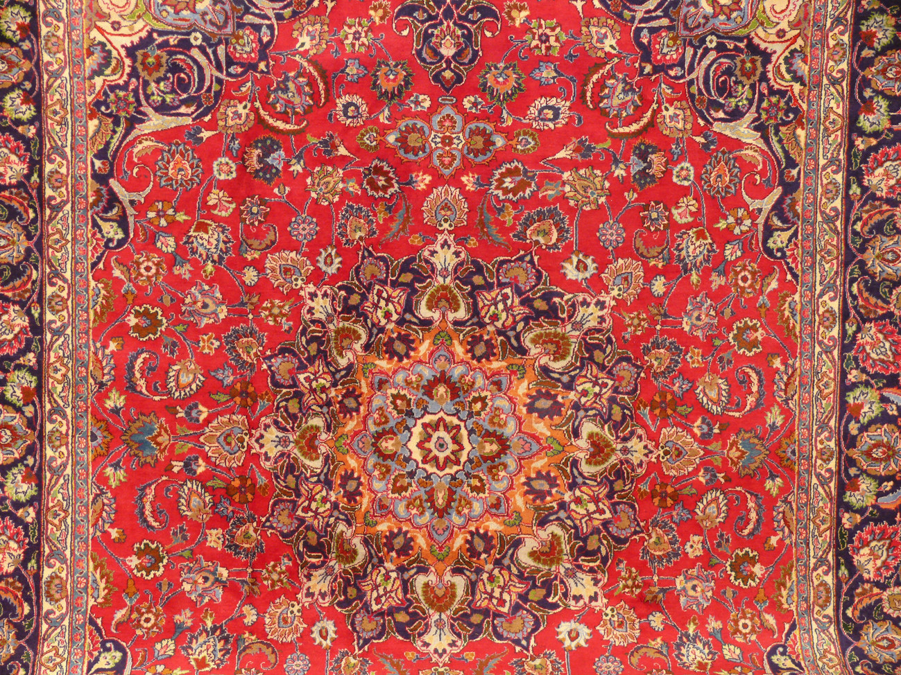 9'5"x13'5" Persian Mashad Rug