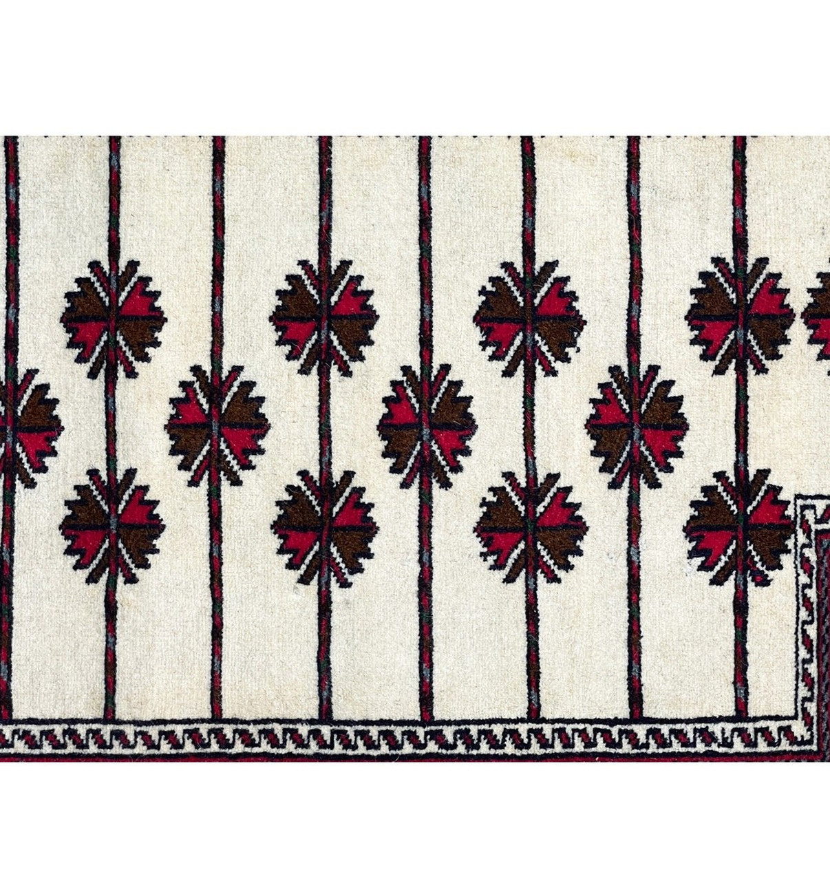 3'7" x 5'4 Rare Persian Baluch Tribal Rug