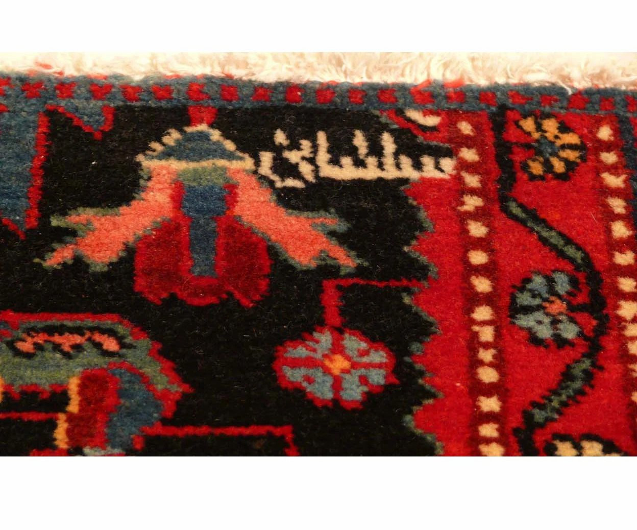 3 x 4 Antique Persian Nahavand Rug | Jewish and Persian Religious Gem