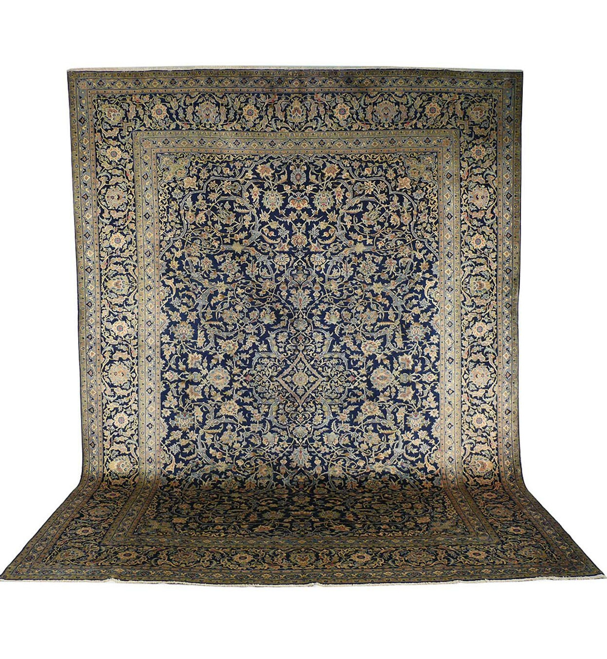 9'4 x 13'1 Premium Persian Kashan Rug