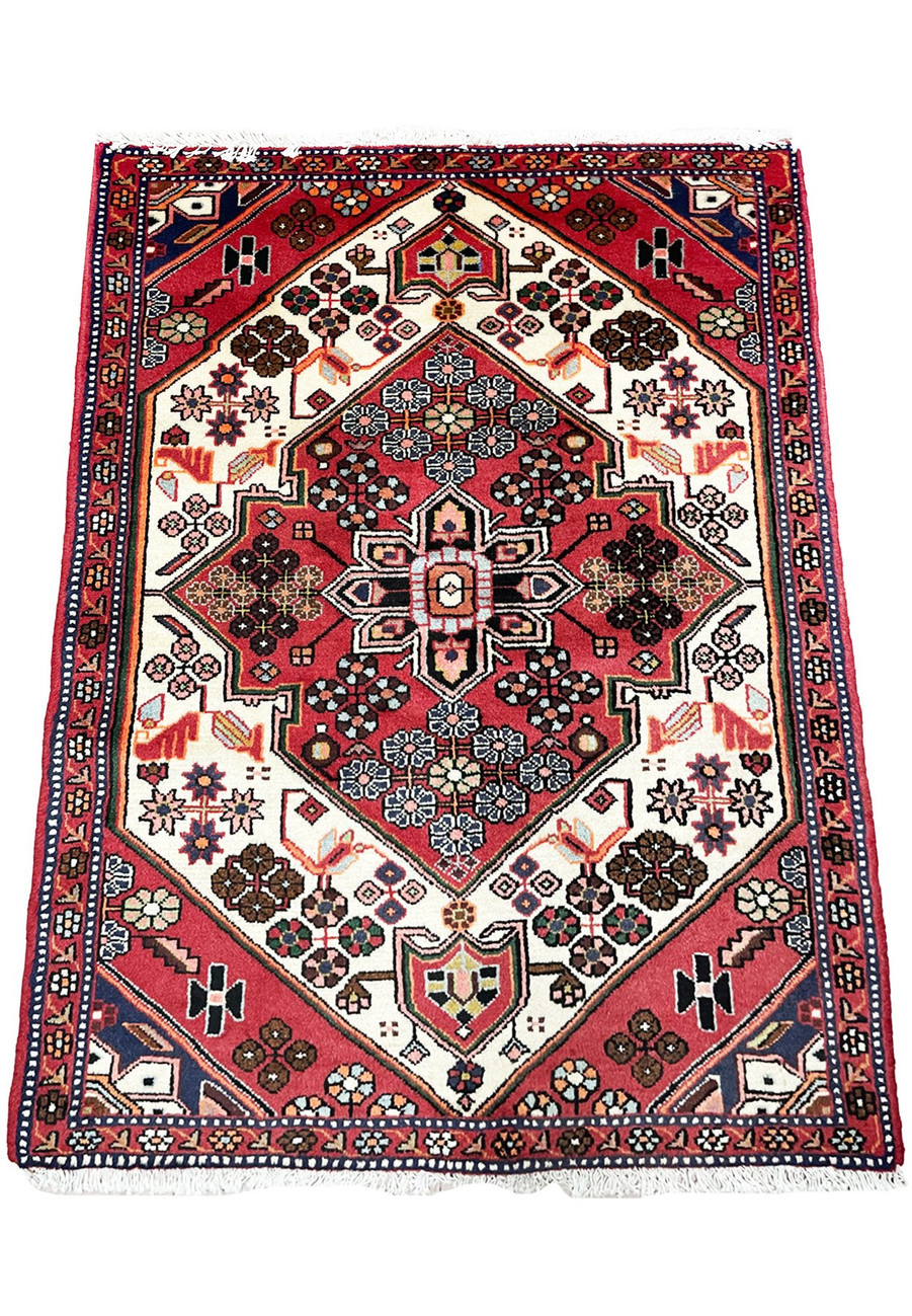 3'5" x 4'6" Geometric Persian Shahsavan Rug