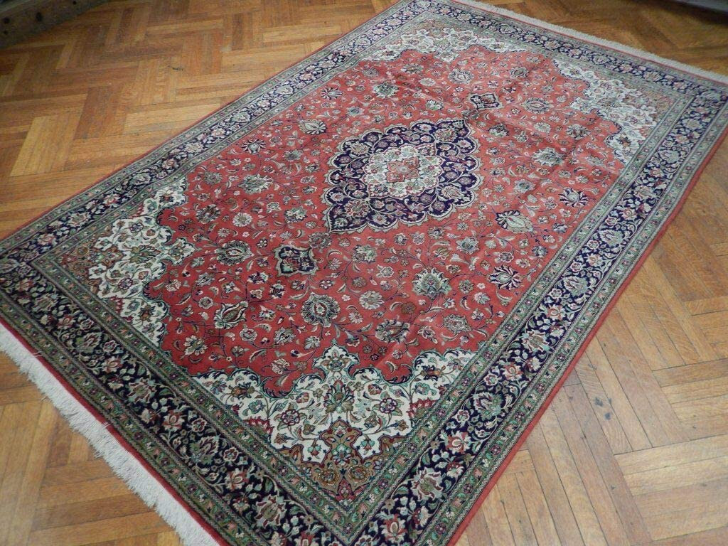 6'6 x 9'8 Persian Qum All Silk Rug Masterpiece