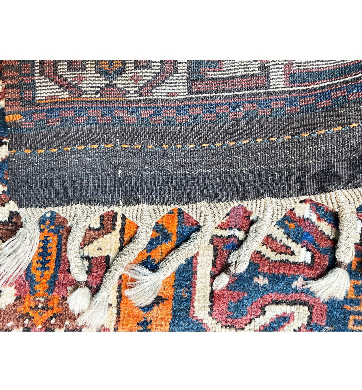3'8" x 5'4" Antique Caucasian Azerbaijan Rug