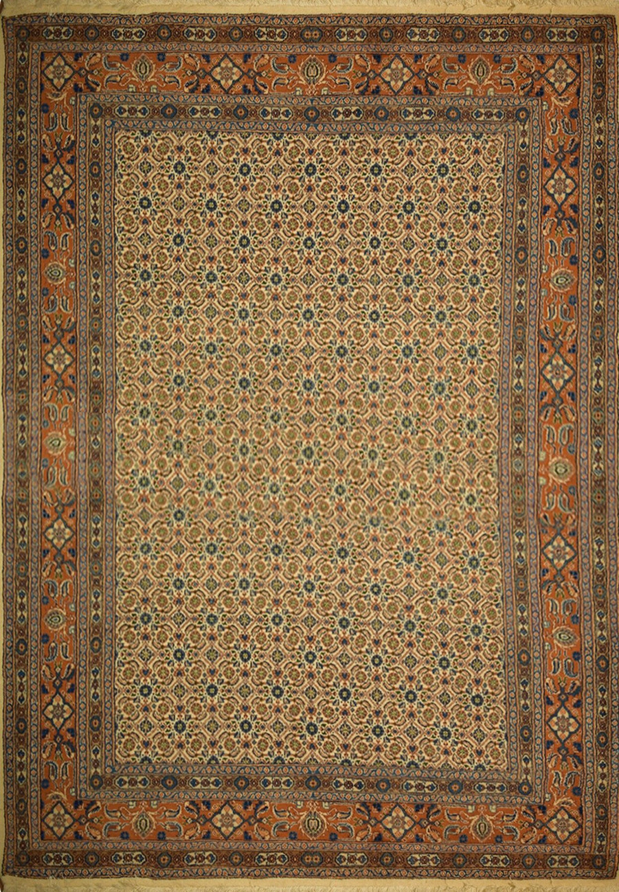 5 x 8 Persian Moud Rug All Over Design