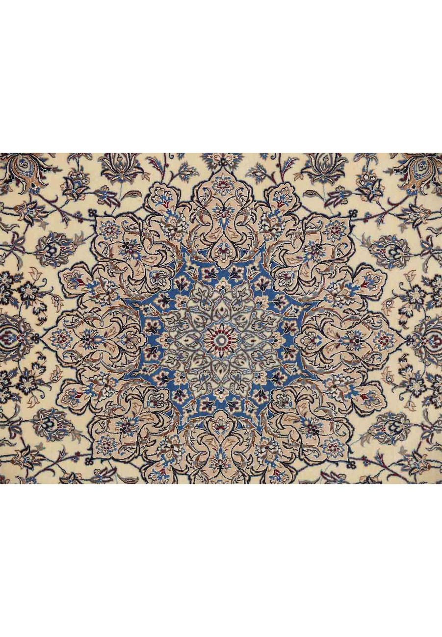 7 x 10 Classic very fine Persian Nain 6 LAA exclusive quality with silk