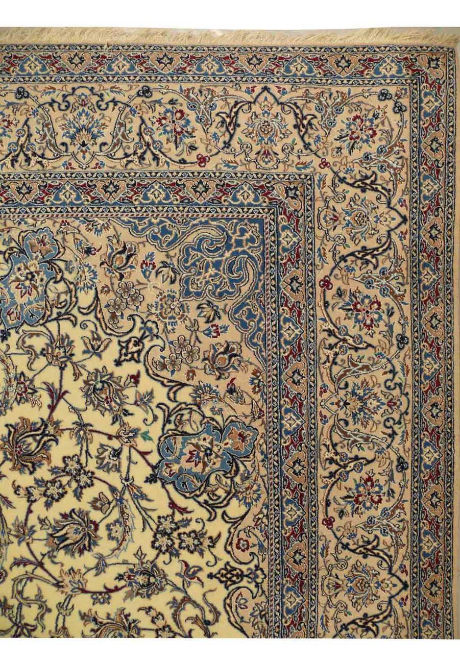 7 x 10 Classic very fine Persian Nain 6 LAA exclusive quality with silk