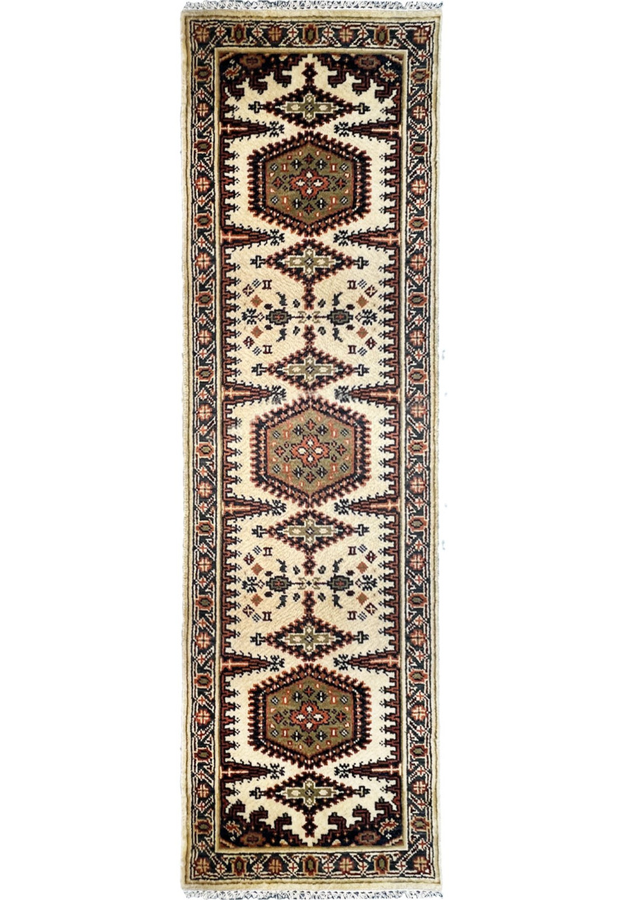2'6 x 8'2 Oriental Oushak Runner Rug