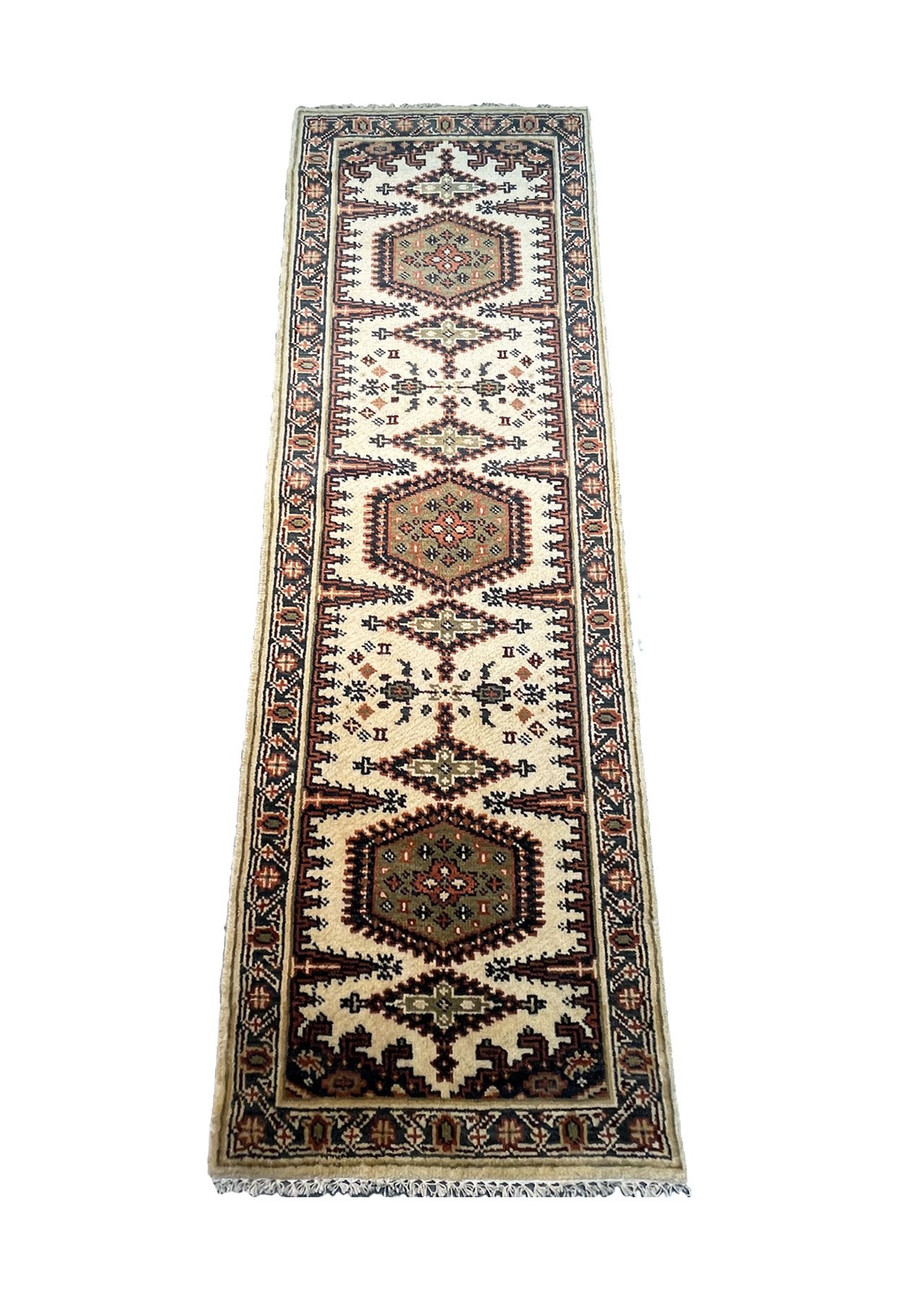 2'6 x 8'2 Oriental Oushak Runner Rug