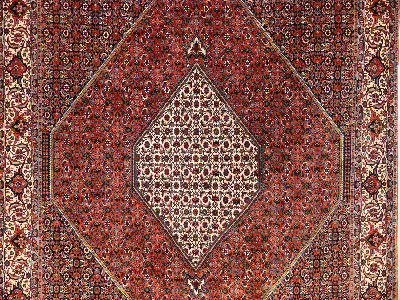 6'5" x 9'7" Persian Bijar Rug Mahi Design
