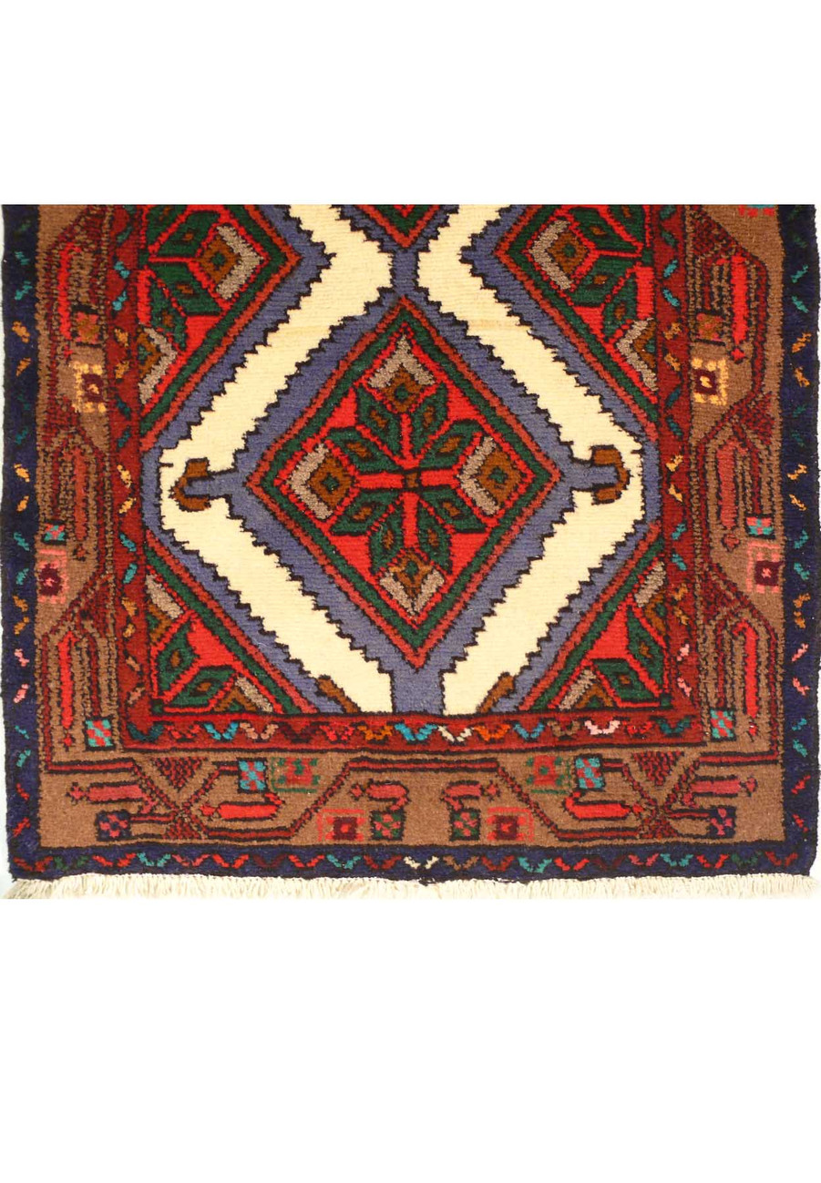 2'6 x 9'4 Persian Hamedan Runner Rug