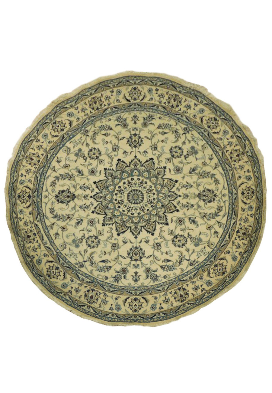 8'3 x 8'3 Persian Nain Round Rug