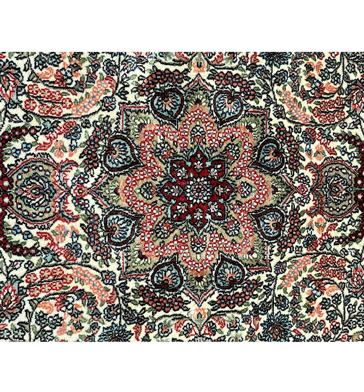 3 x 5'2 Oriental Tabriz 100% Silk Rug