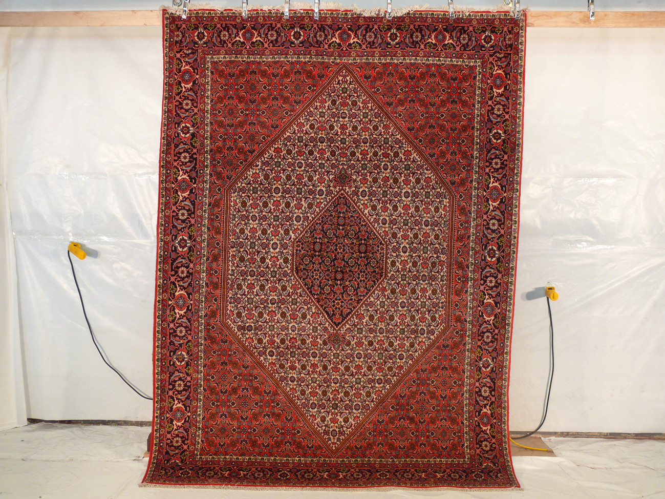 7 x 10 Persian Bijar Rug Mahi/Fish Design