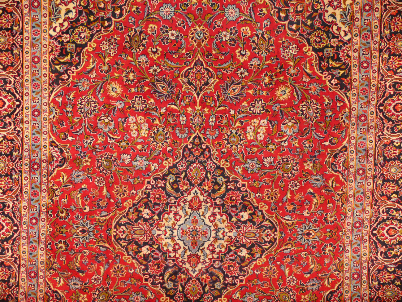 10 x 14 Persian Kashan Rug | known from TV Show Shark Tank 1