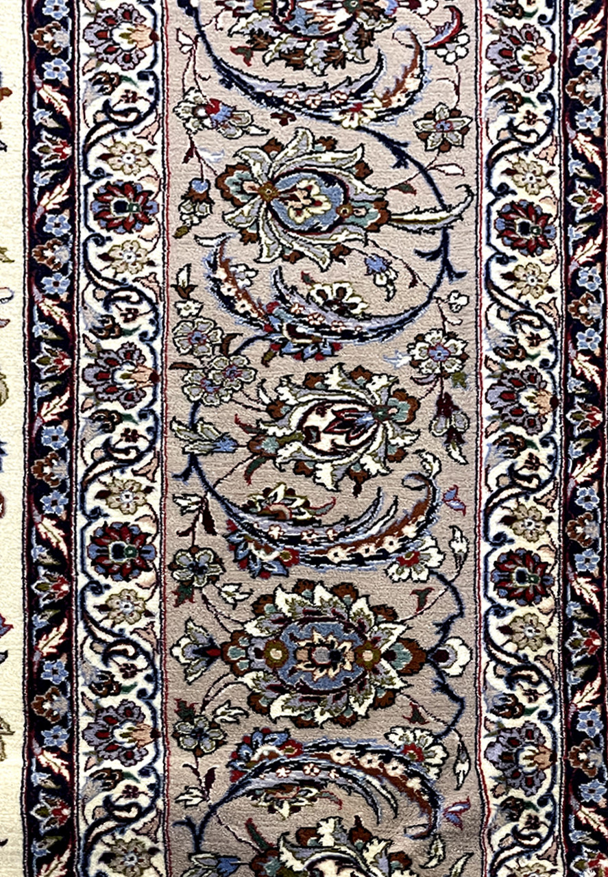 8'4 x 12'1 Persian Isfahan High End Wool & Silk Rug