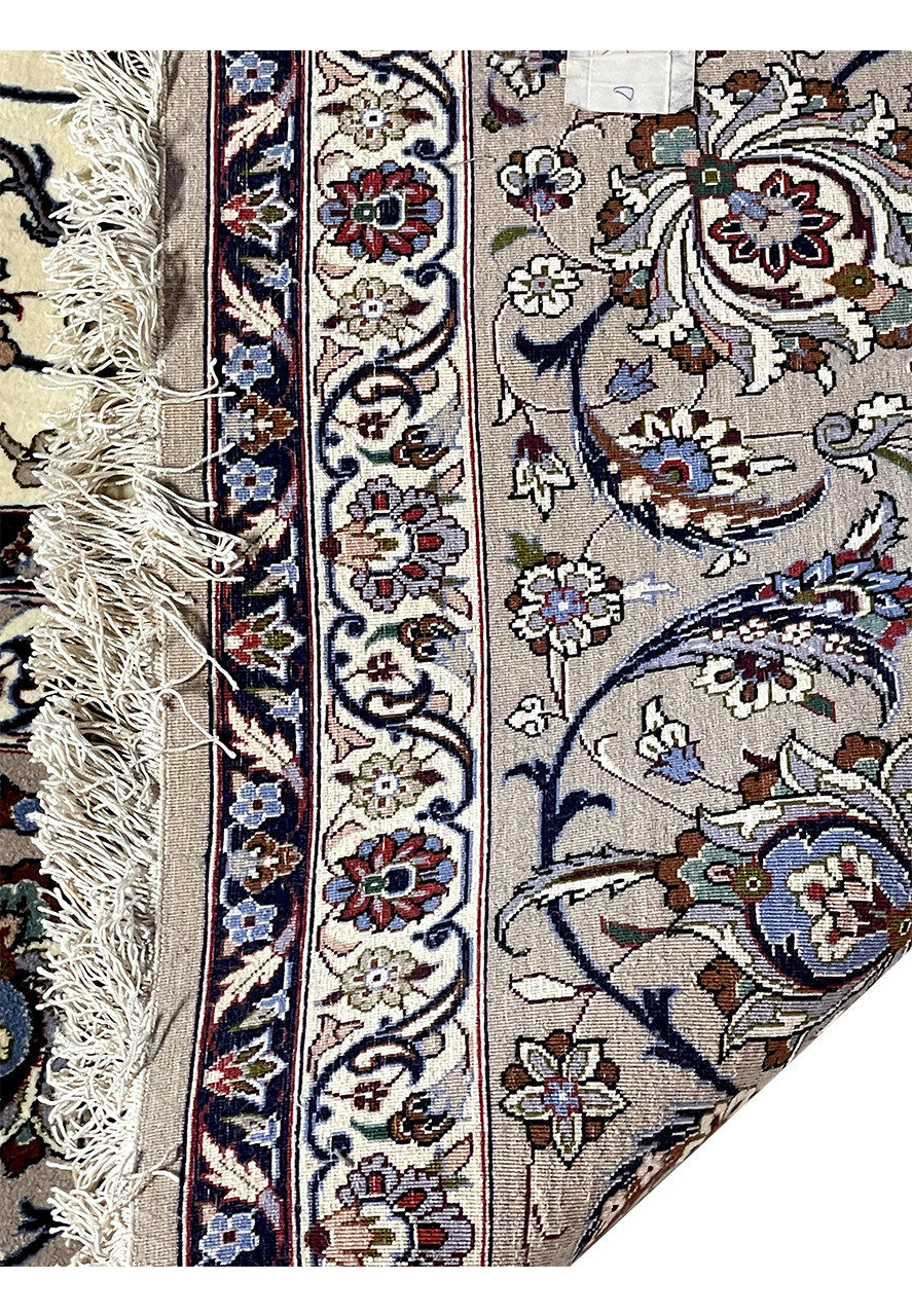 8'4 x 12'1 Persian Isfahan High End Wool & Silk Rug