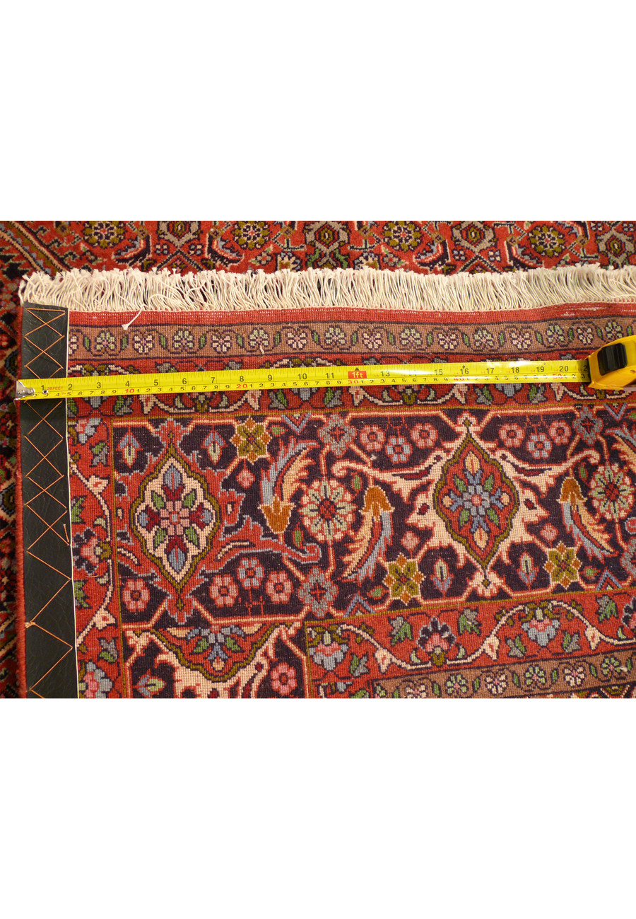 Backside view of 8' x 11'2" Bijar Persian Iron Rug