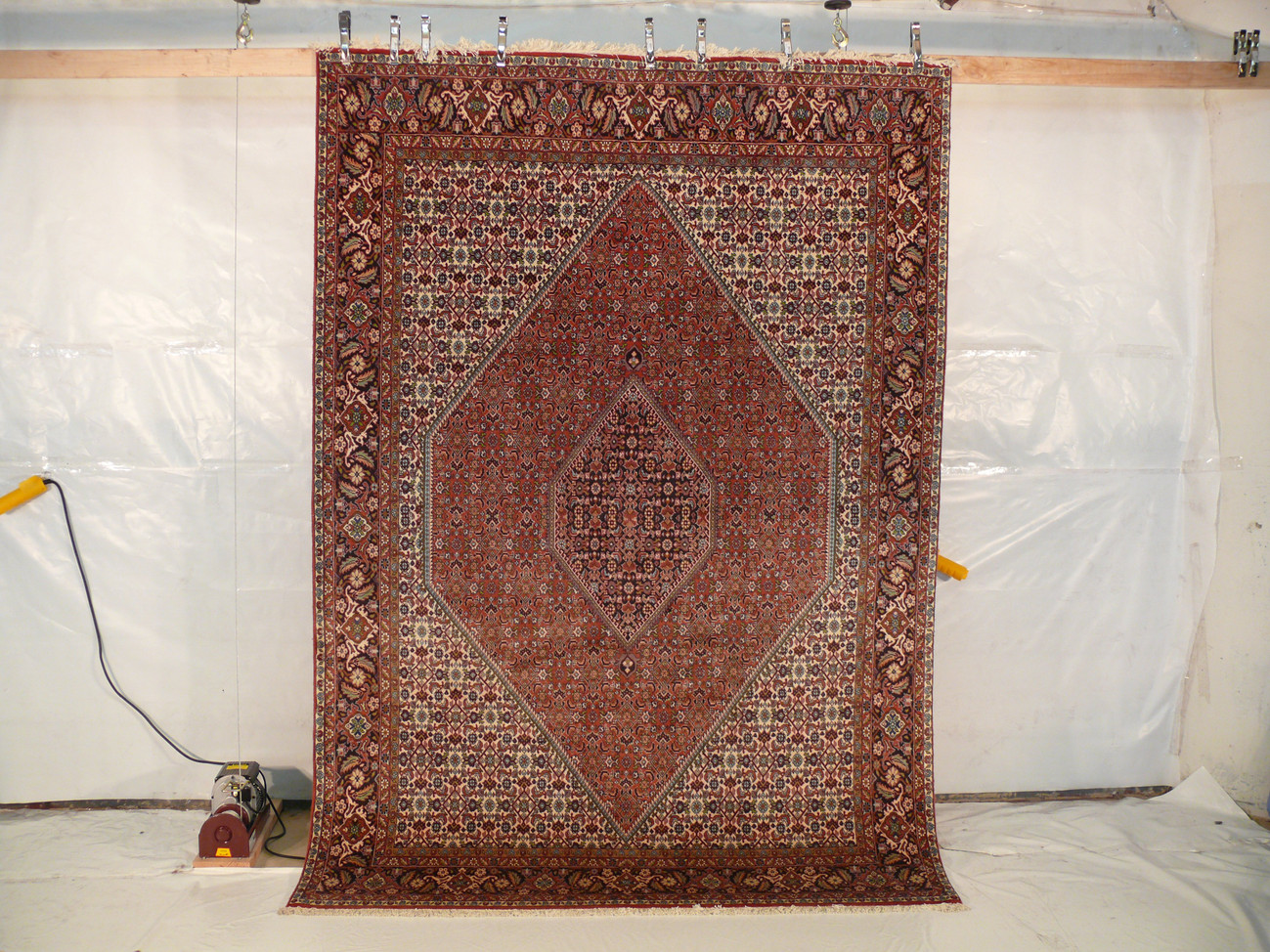 Persian Bijar Rug 6'7" x 9'6" Mahi Design