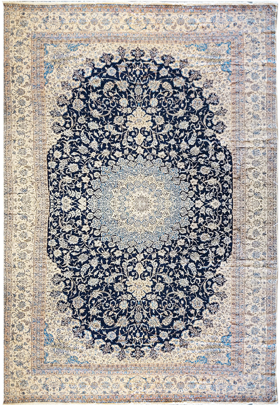 14 x 25'6 Majestic Nain 9 LA Persian Rug palace scale